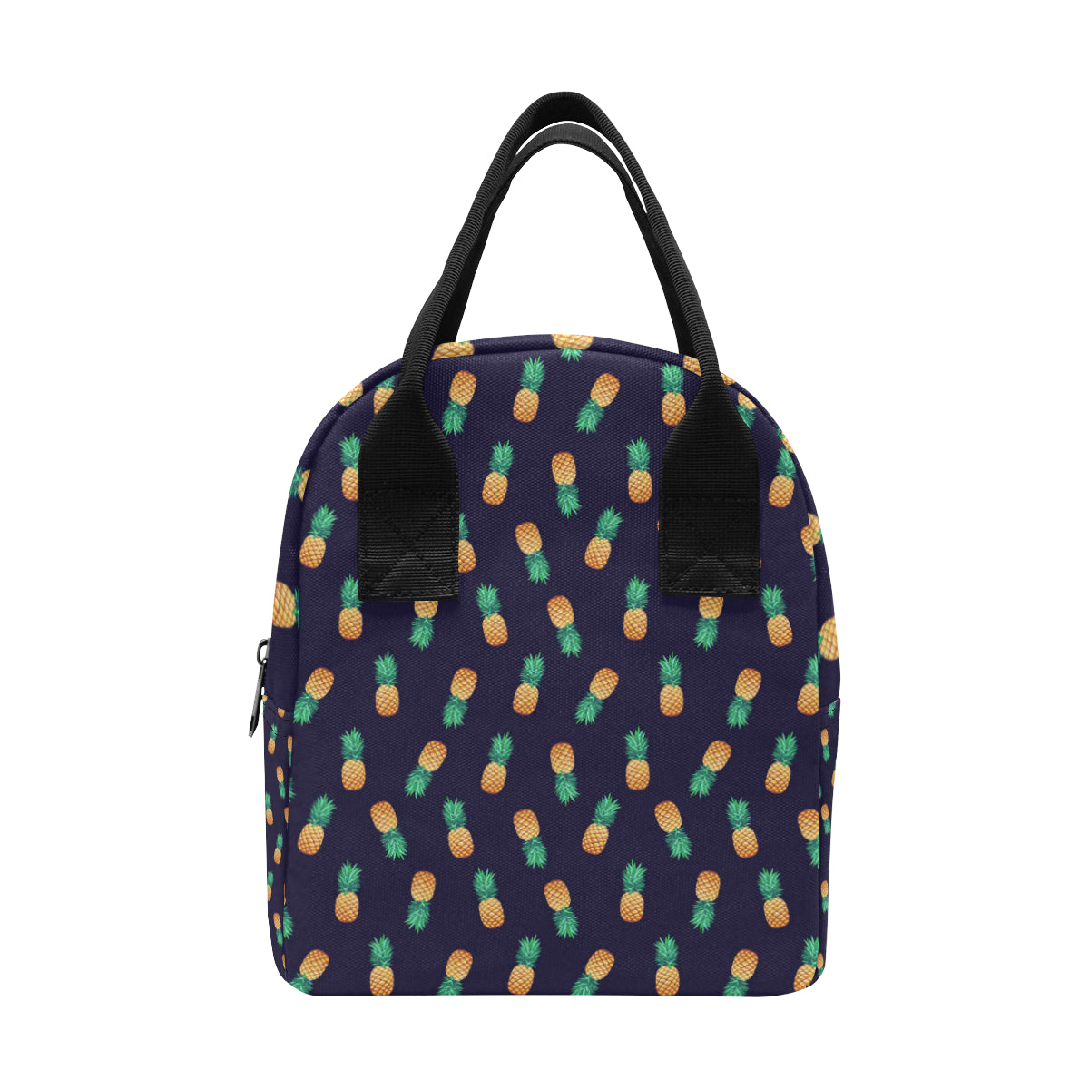 Pineapple Pattern Insulated Lunch Bag