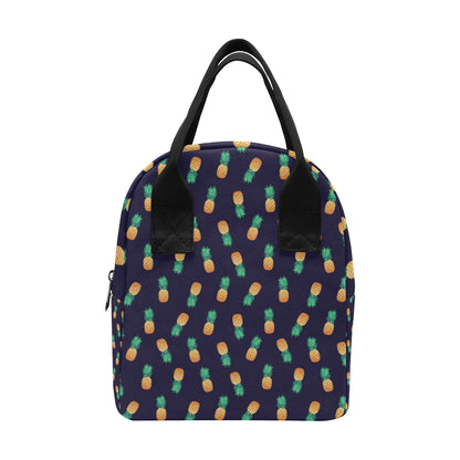 Pineapple Pattern Insulated Lunch Bag