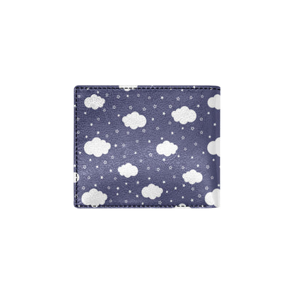Cloud  Pattern Print Design 03 Men's ID Card Wallet