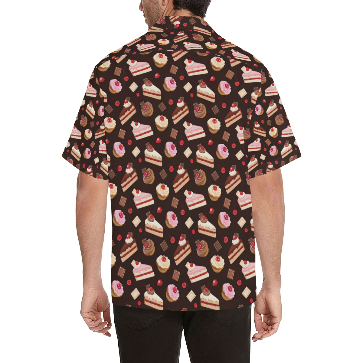Cake Pattern Print Design 04 Men's Hawaiian Shirt