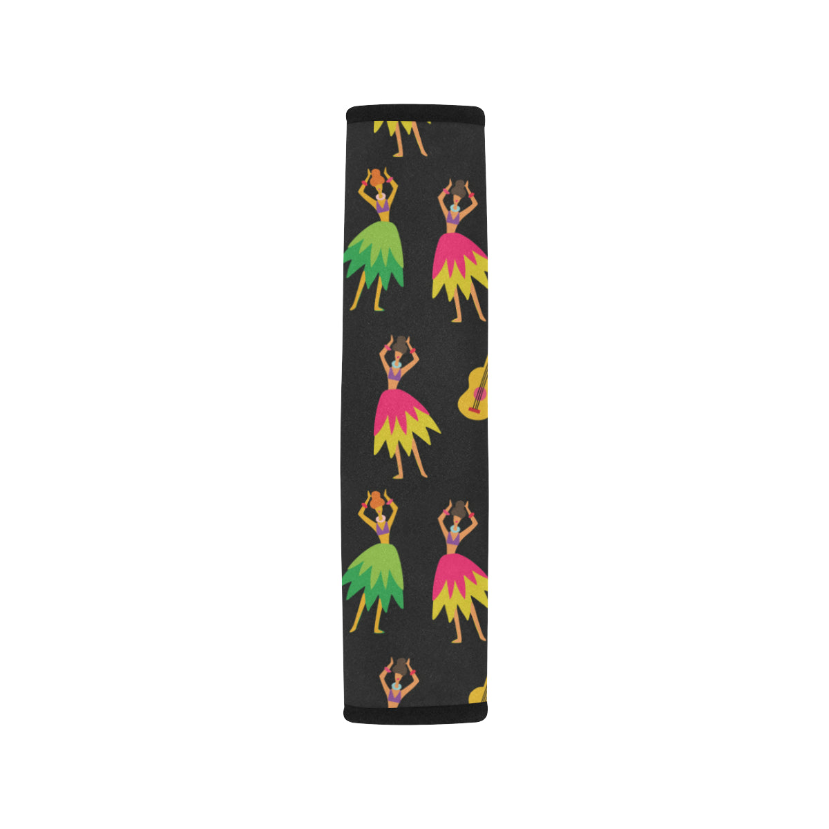 Hula Dancers Hawaiian Girl Pattern Print Design 03 Car Seat Belt Cover