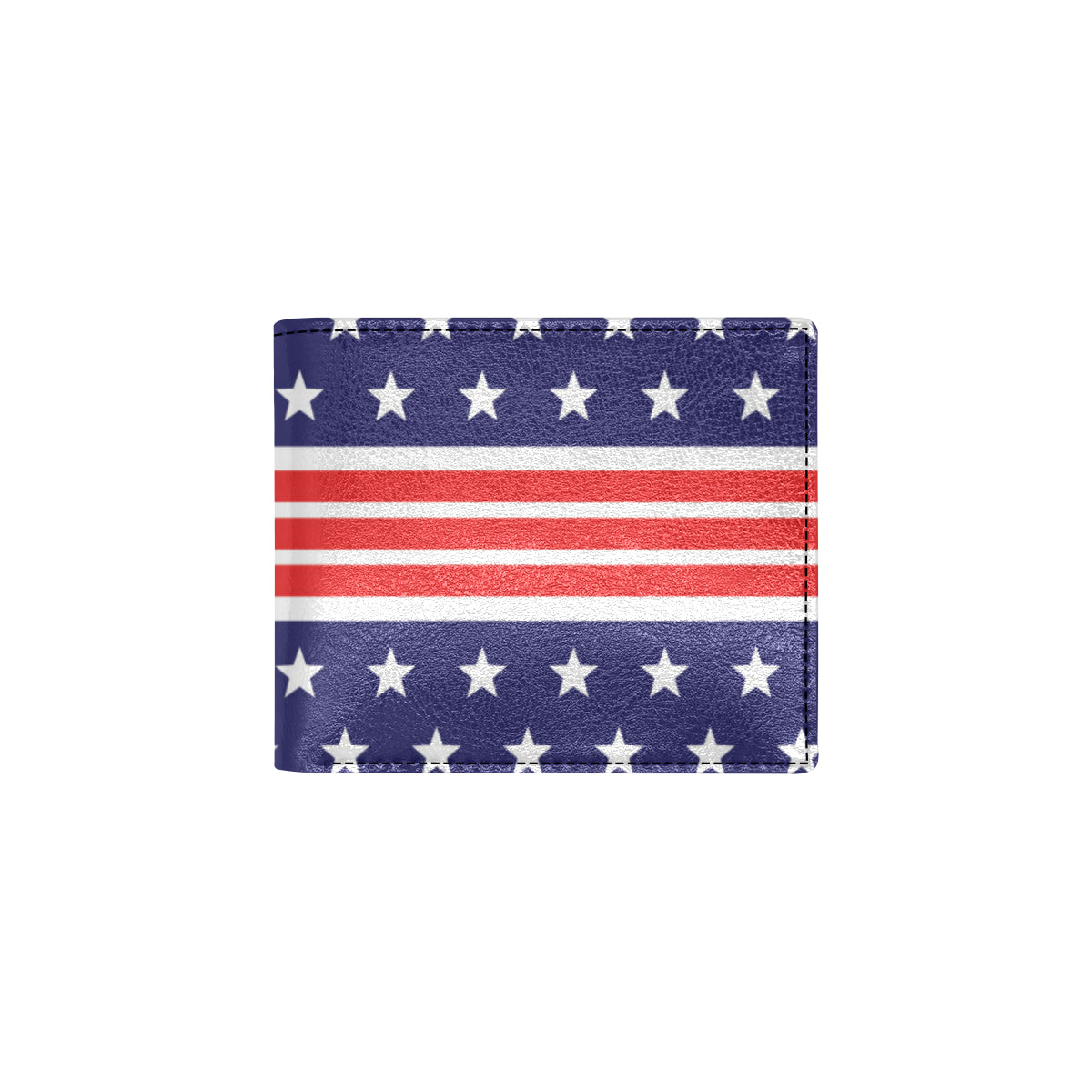 Patriotic Pattern Print Design A04 Men's ID Card Wallet