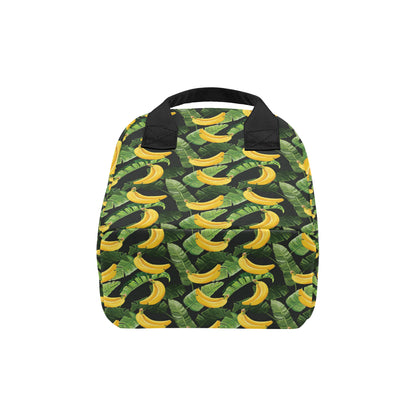Banana Pattern Print Design BA01 Insulated Lunch Bag
