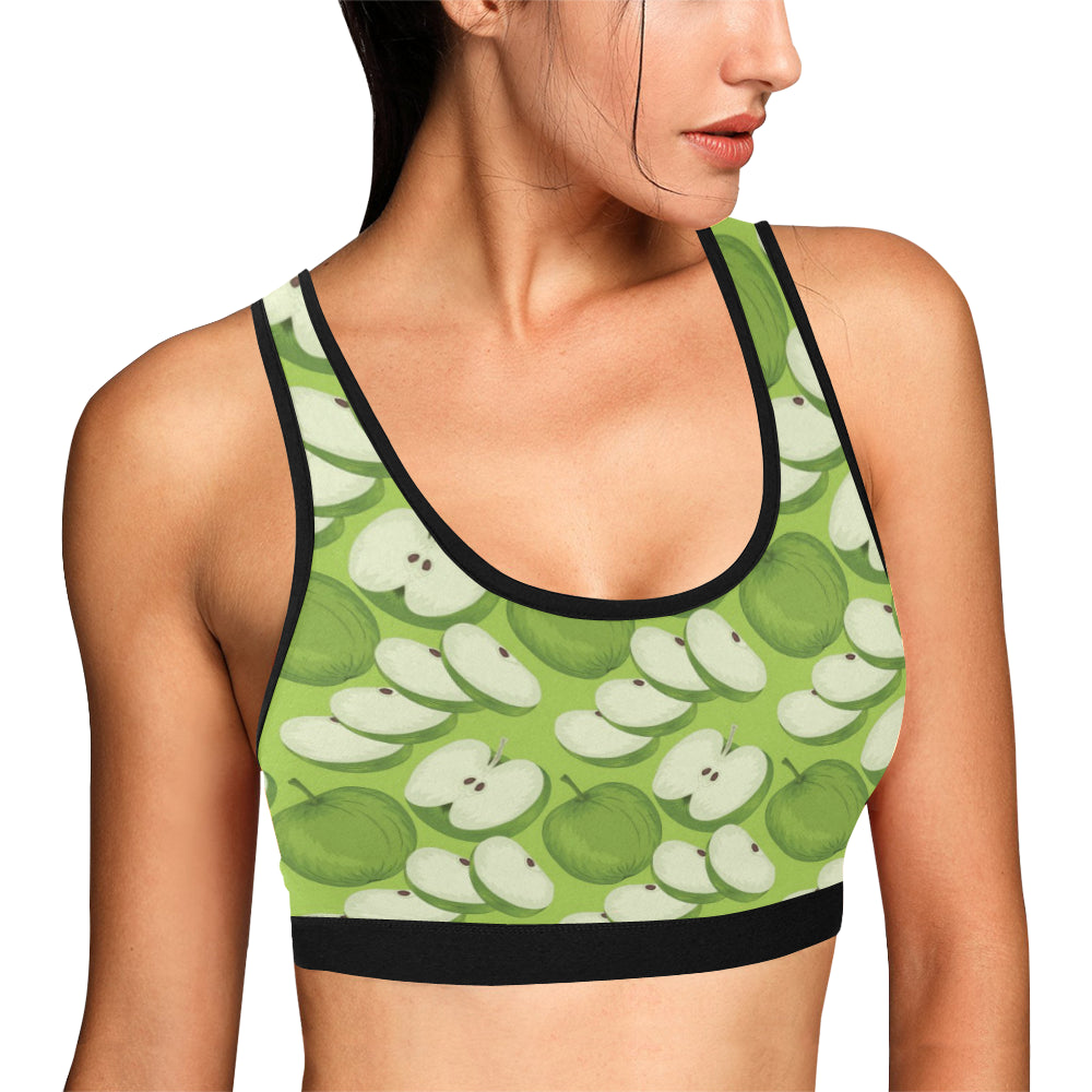 Apple Pattern Print Design AP010 Sports Bra