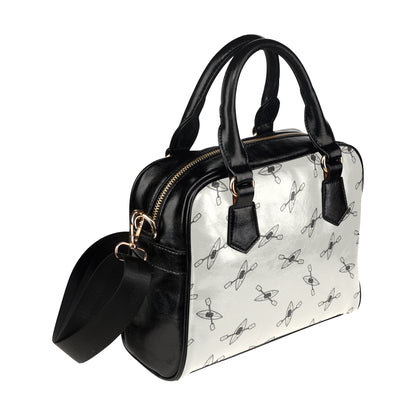Kayak Pattern Print Design 01 Shoulder Handbag