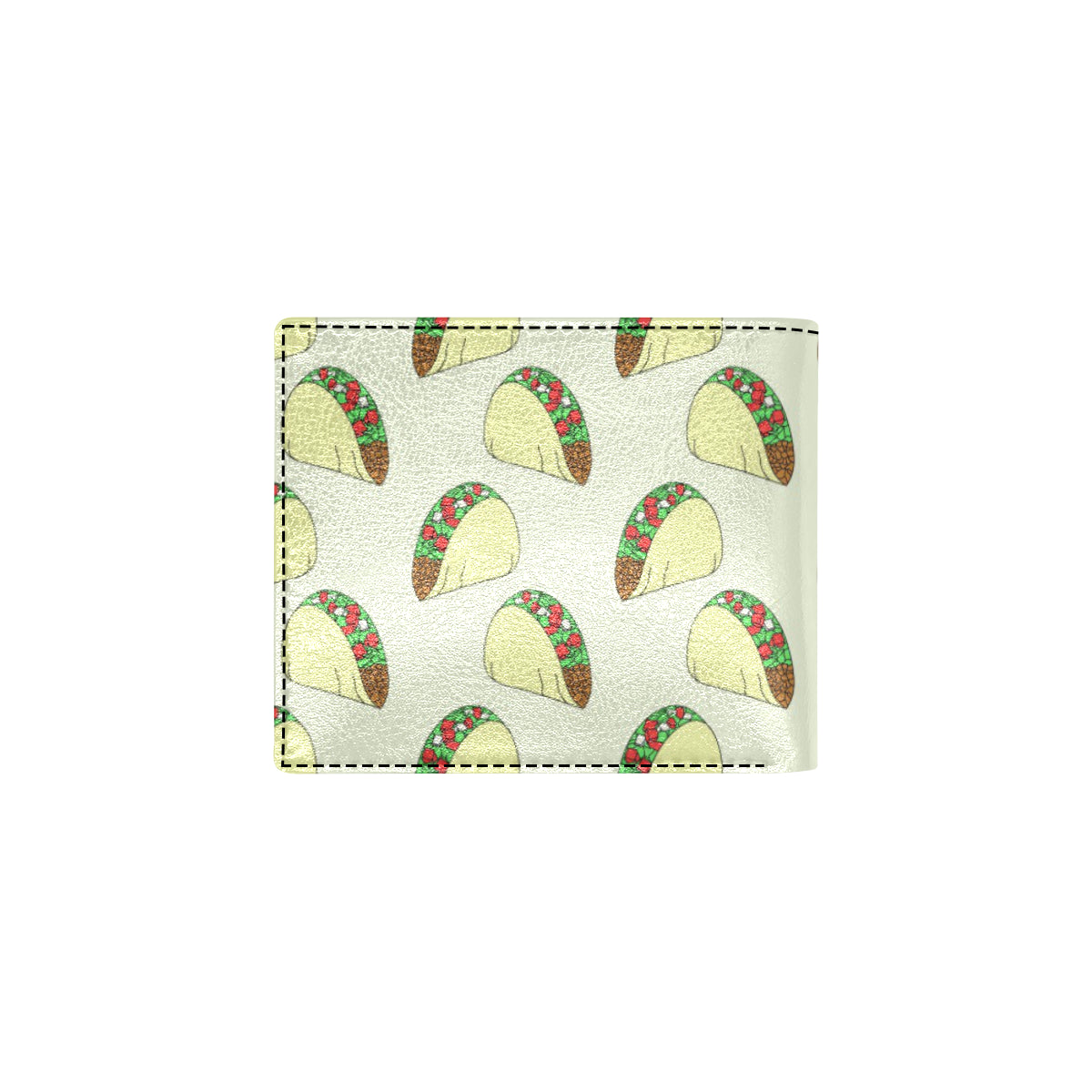 Taco Pattern Print Design TC05 Men's ID Card Wallet