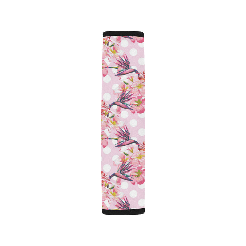 Bird Of Paradise Pattern Print Design BOP011 Car Seat Belt Cover