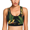 Bird Of Paradise Pattern Print Design BOP012 Sports Bra