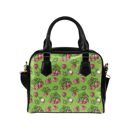 Radish Pattern Print Design A05 Shoulder Handbag