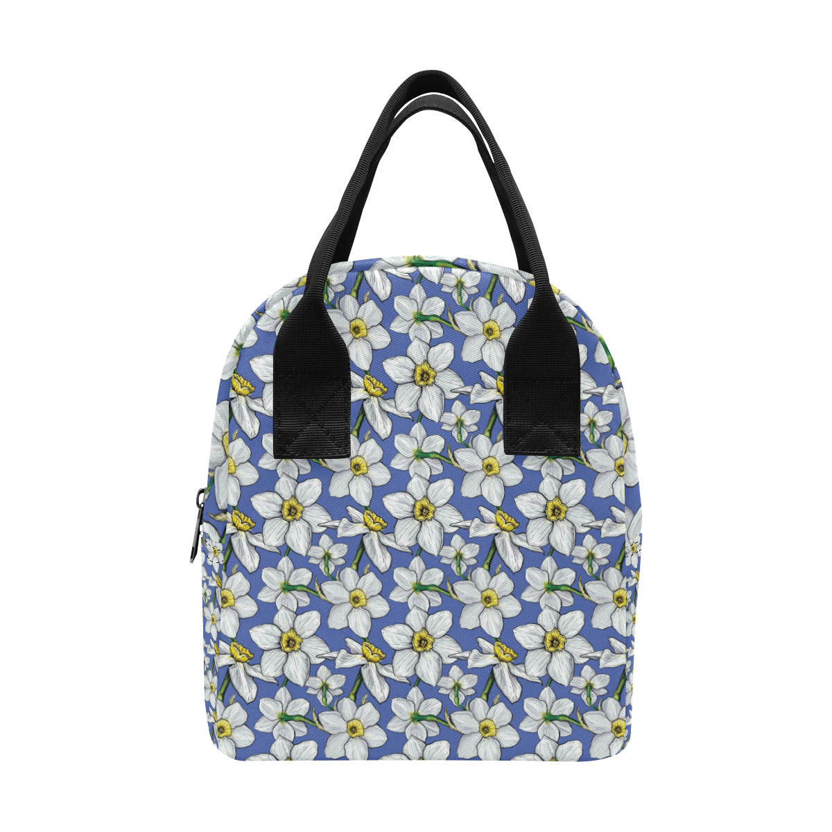 Daffodils Pattern Print Design DF08 Insulated Lunch Bag