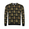 lotus Boho Pattern Print Design LO03 Men Long Sleeve Sweatshirt