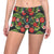 Tropical Flower Pattern Print Design TF04 Yoga Shorts