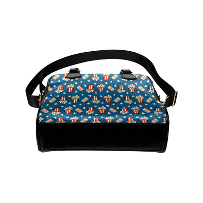 Popcorn Pattern Print Design A03 Shoulder Handbag