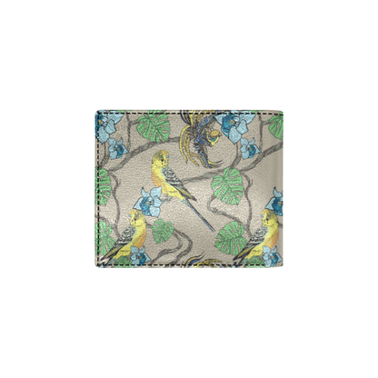 Parakeet Pattern Print Design A02 Men's ID Card Wallet
