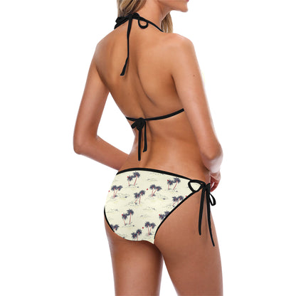 Palm Tree Pattern Print Design PT08 Bikini