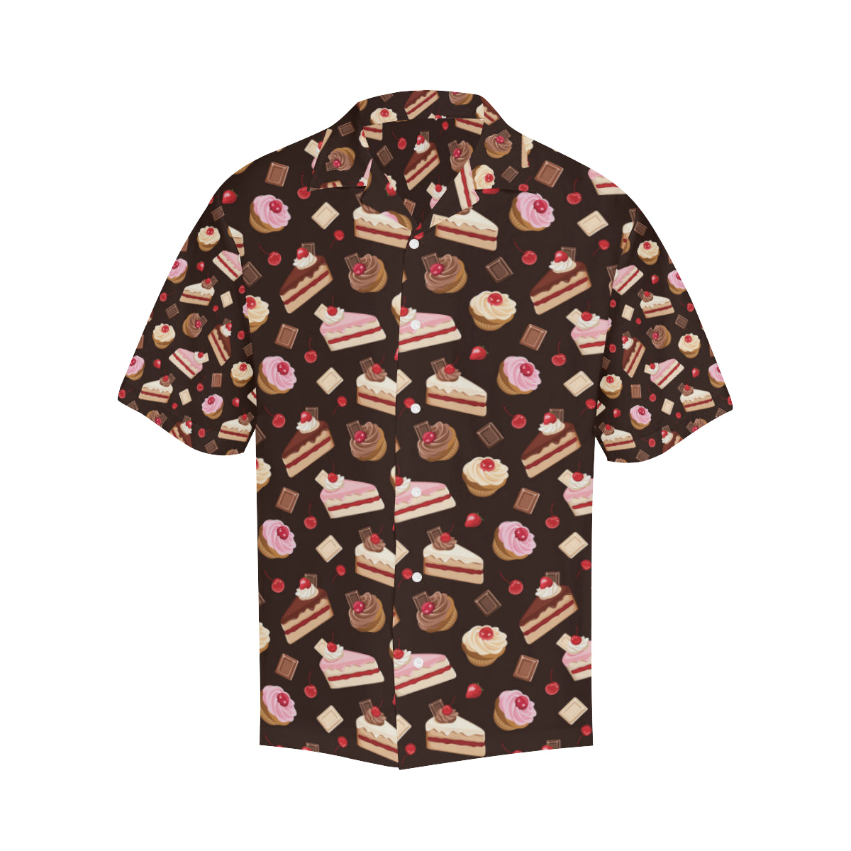 Cake Pattern Print Design 04 Men's Hawaiian Shirt