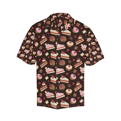 Cake Pattern Print Design 04 Men's Hawaiian Shirt