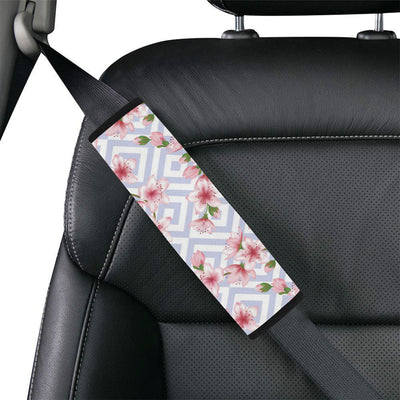 Cherry Blossom Pattern Print Design CB07 Car Seat Belt Cover