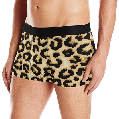 Jaguar Skin Pattern Print Design 02 Men's Boxer Briefs