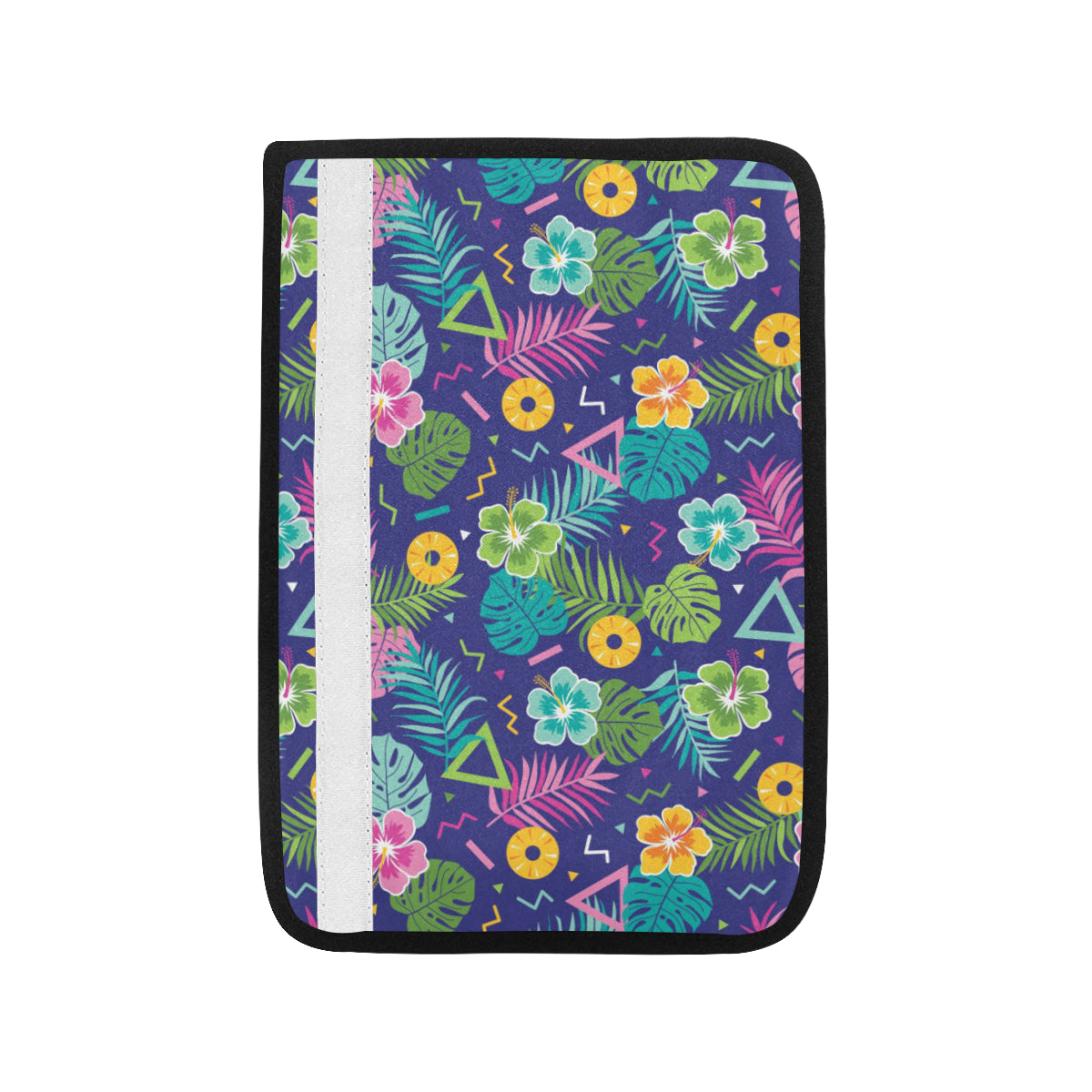Hawaiian Themed Pattern Print Design H014 Car Seat Belt Cover