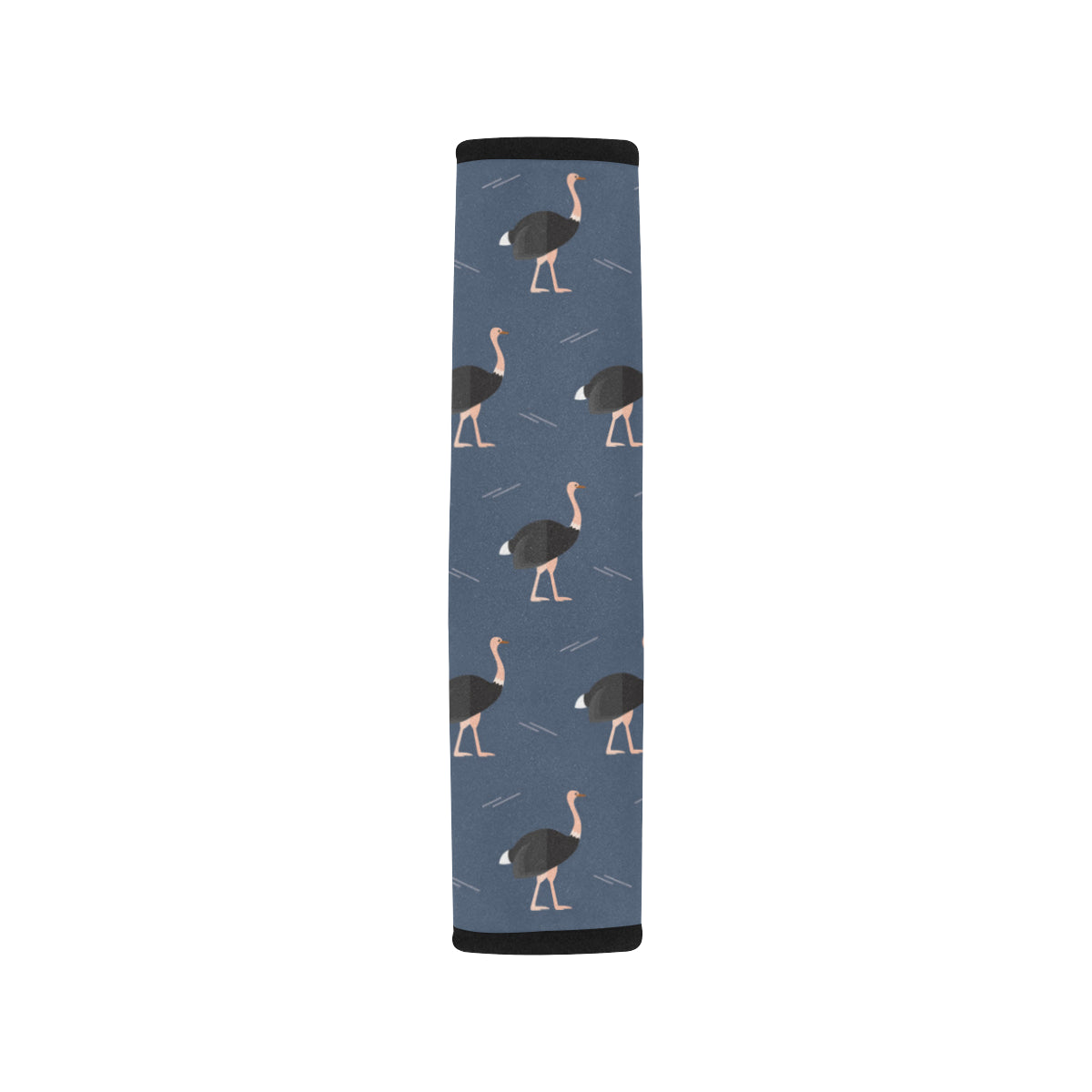 Ostrich Pattern Print Design 04 Car Seat Belt Cover