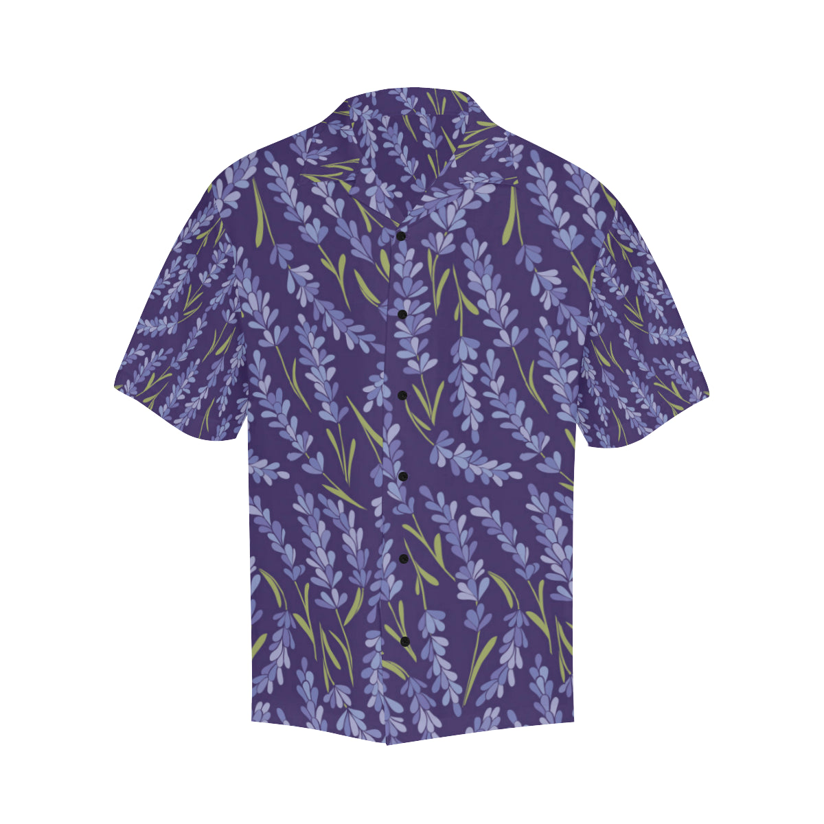 Lavender Pattern Print Design 03 Men's Hawaiian Shirt