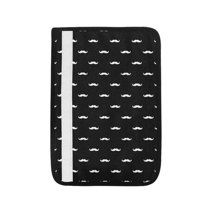 Mustache Pattern Print Design A04 Car Seat Belt Cover