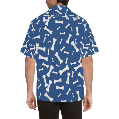 Dog Bone Pattern Print Design 03 Men's Hawaiian Shirt
