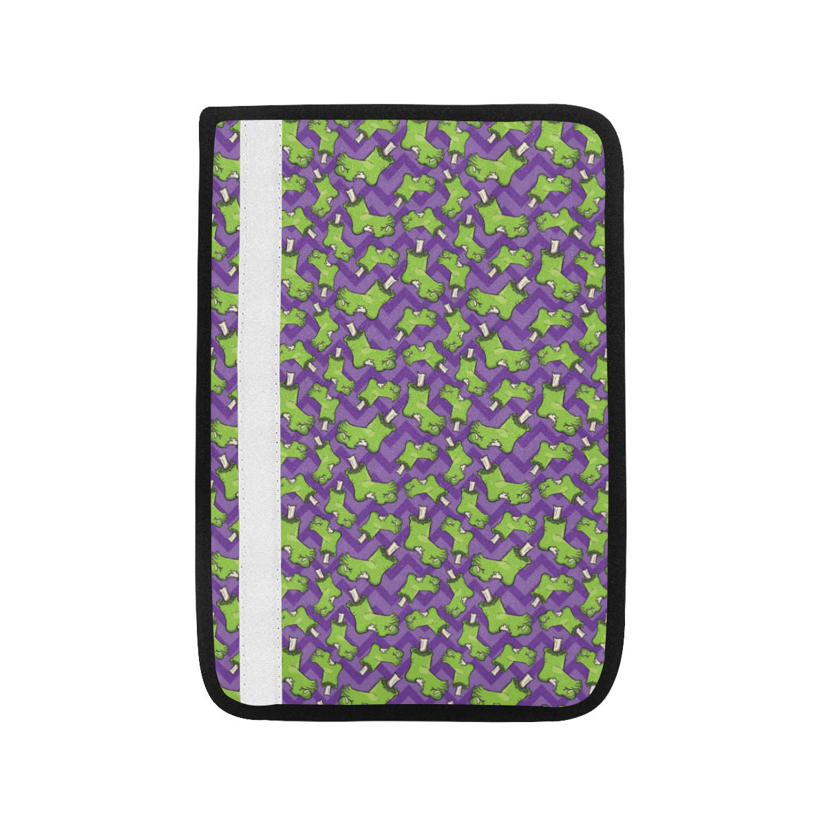 Zombie Foot Design Pattern Print Car Seat Belt Cover