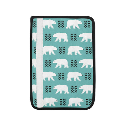 Polar Bear Pattern Print Design A05 Car Seat Belt Cover