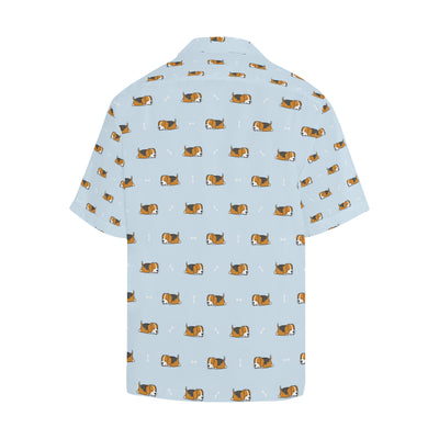 Beagle Pattern Print Design 06 Men's Hawaiian Shirt