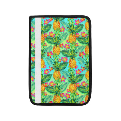 Pineapple Pattern Print Design PP010 Car Seat Belt Cover