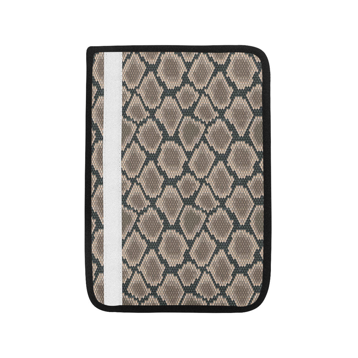 Snake Skin Design Print Car Seat Belt Cover