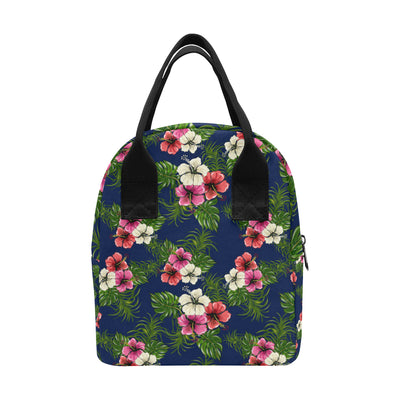 Hibiscus Pattern Print Design HB028 Insulated Lunch Bag