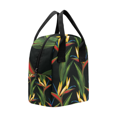 Bird Of Paradise Pattern Print Design BOP012 Insulated Lunch Bag