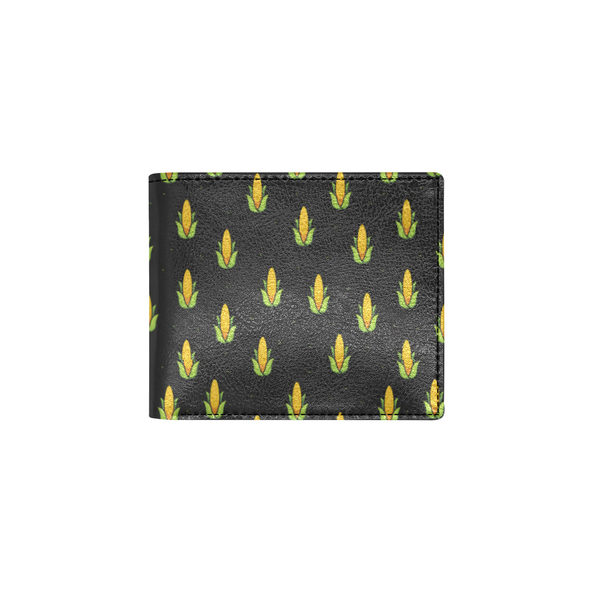 Corn Pattern Print Design 04 Men's ID Card Wallet