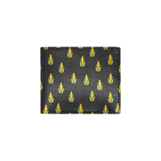 Corn Pattern Print Design 04 Men's ID Card Wallet