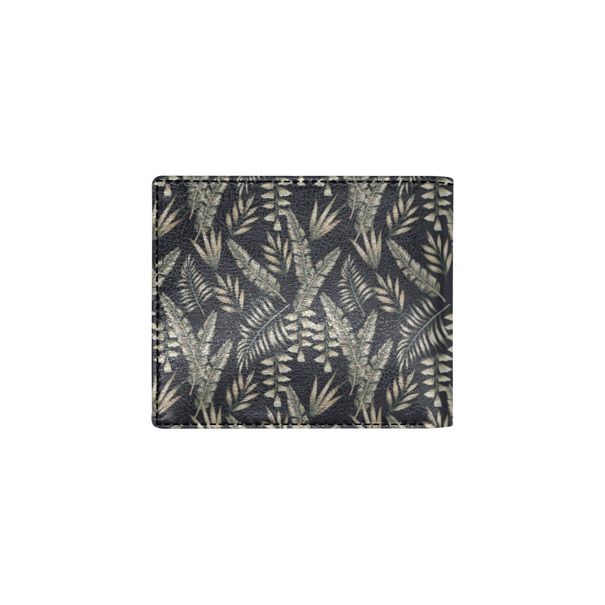 Banana Leaf Pattern Print Design 07 Men's ID Card Wallet