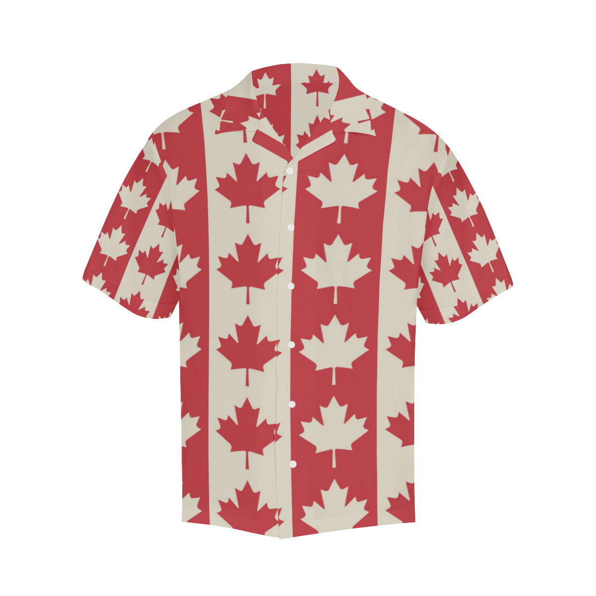 Maple Leaf Pattern Print Design 02 Men's Hawaiian Shirt