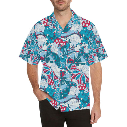 Funky Retro Pattern Print Design A05 Men's Hawaiian Shirt