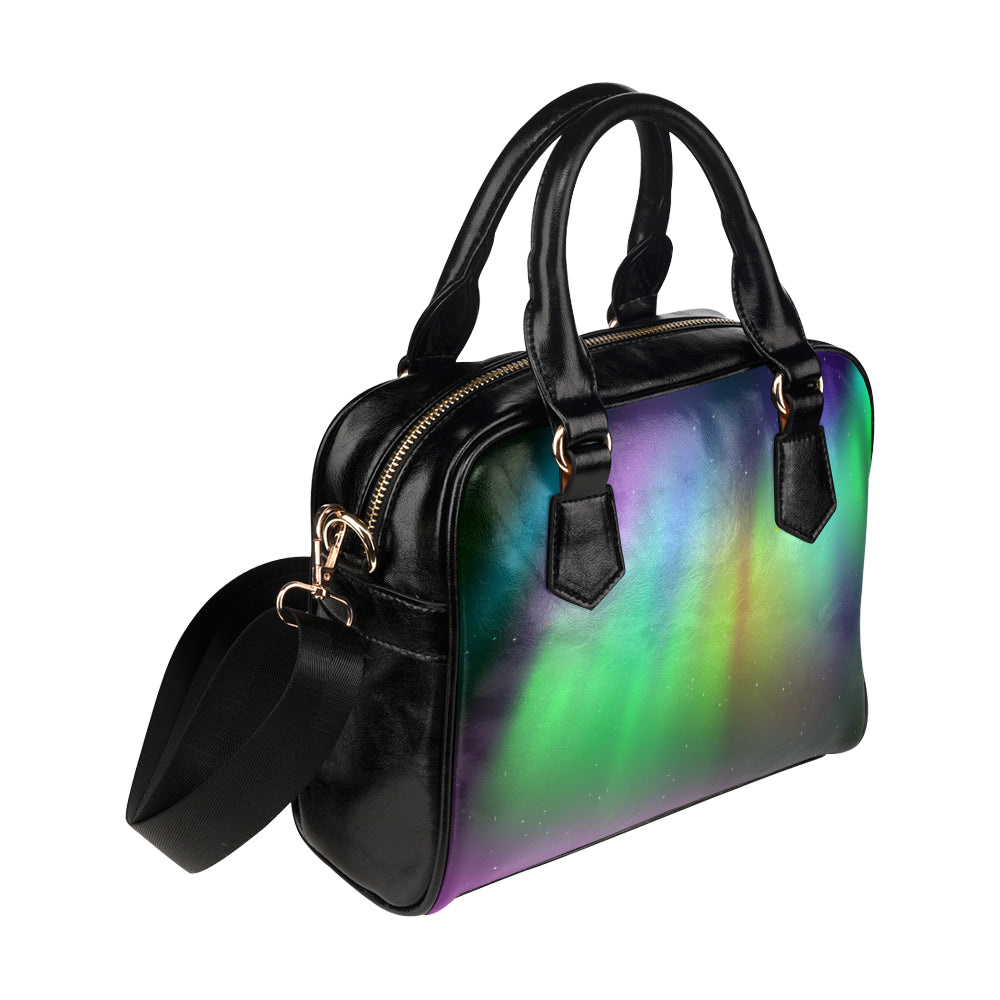 Aurora Borealis Pattern Print Design 03 Shoulder Handbag
