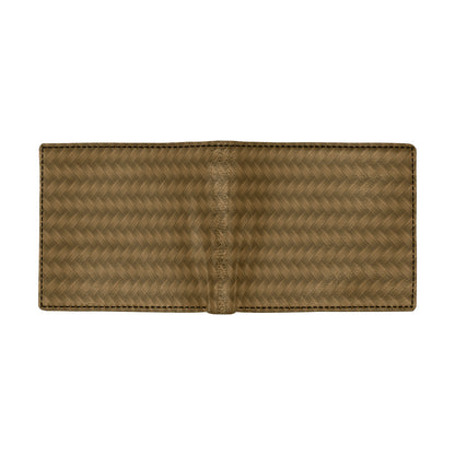 Cable Knit Pattern Print Design 02 Men's ID Card Wallet
