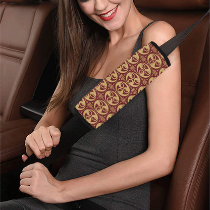 Yin Yang Style Pattern Design Print Car Seat Belt Cover