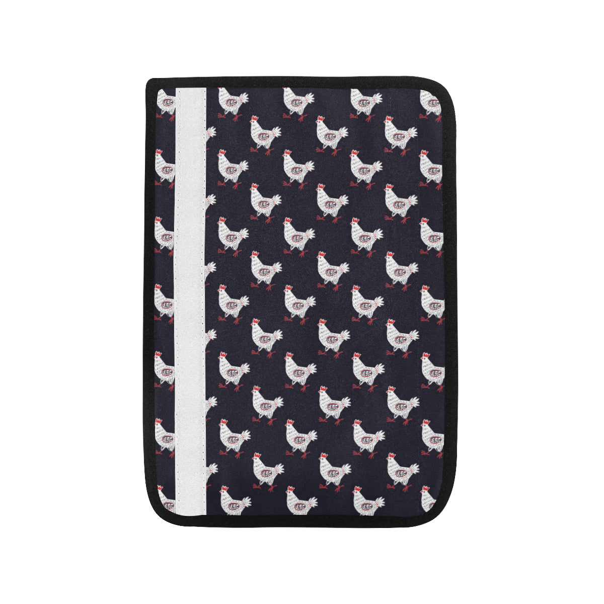 Chicken Pattern Print Design 03 Car Seat Belt Cover