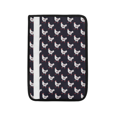 Chicken Pattern Print Design 03 Car Seat Belt Cover