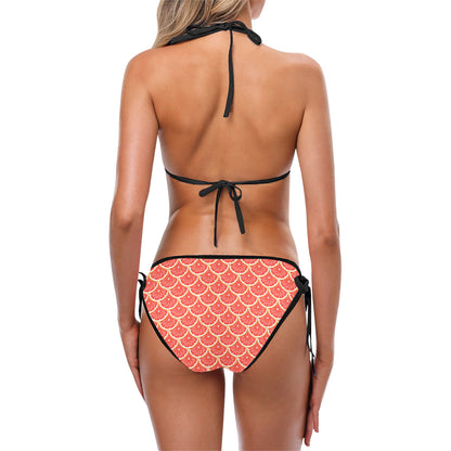 Grapefruit Pattern Print Design GF07 Bikini