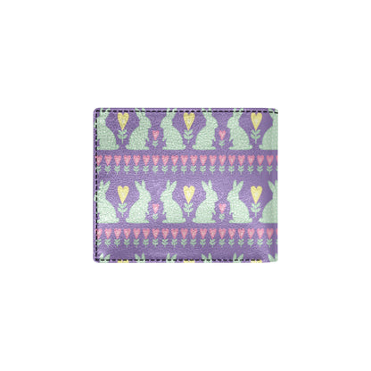 Rabbit Pattern Print Design RB01 Men's ID Card Wallet