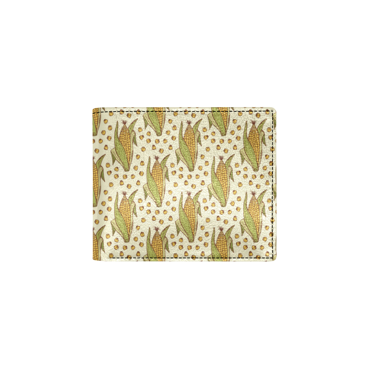 Corn Pattern Print Design 01 Men's ID Card Wallet