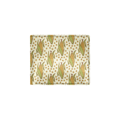 Corn Pattern Print Design 01 Men's ID Card Wallet