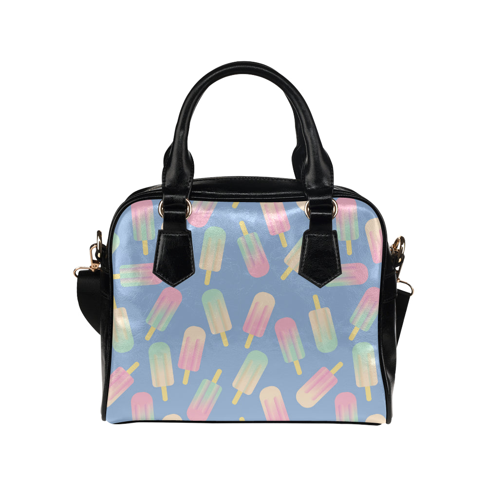 Ice Cream Pattern Print Design 05 Shoulder Handbag